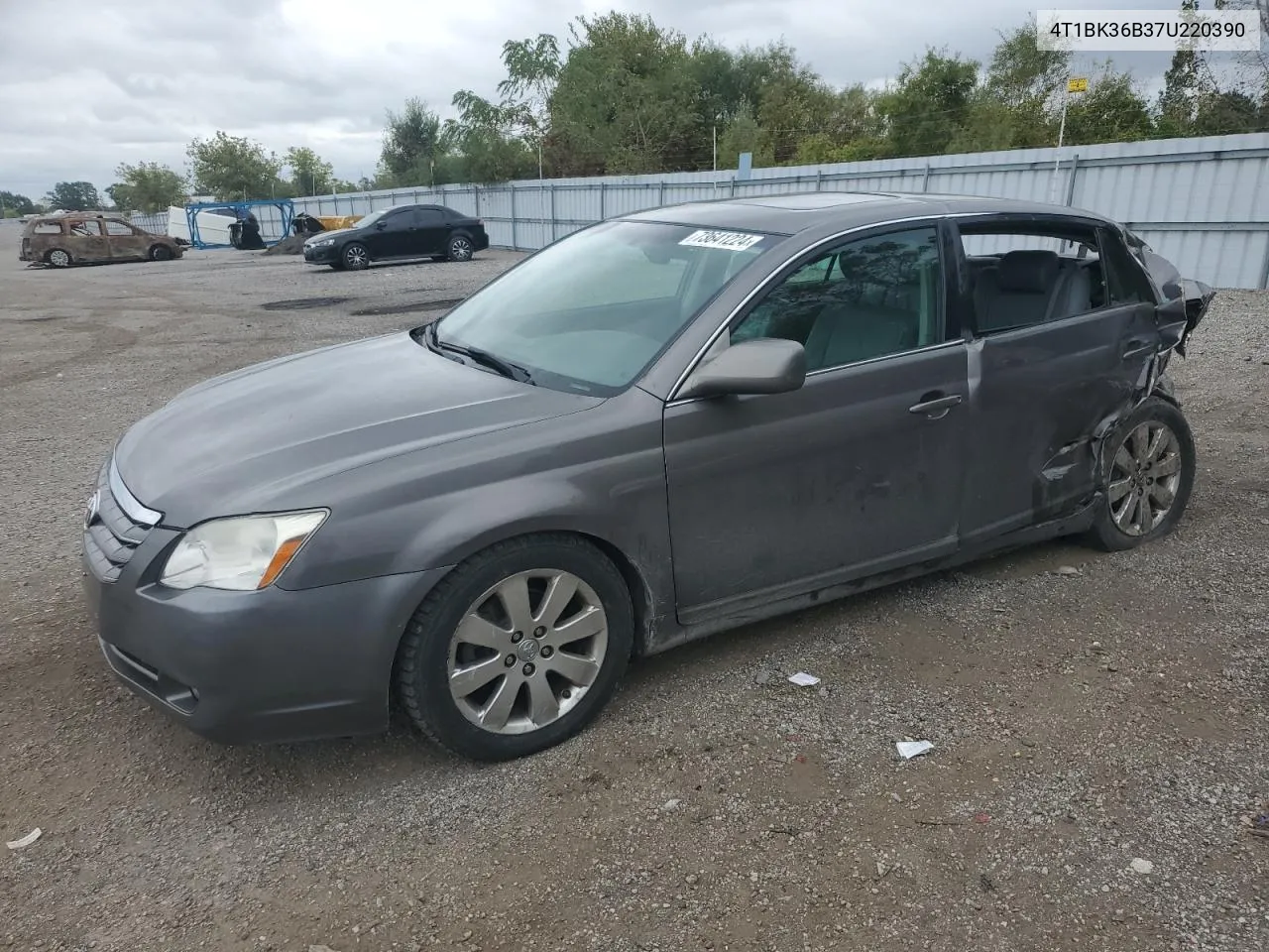 2007 Toyota Avalon Xl VIN: 4T1BK36B37U220390 Lot: 73641224