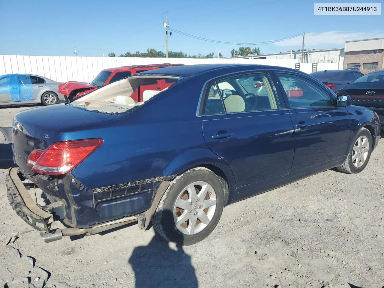 2007 Toyota Avalon Xl VIN: 4T1BK36B87U244913 Lot: 73726454