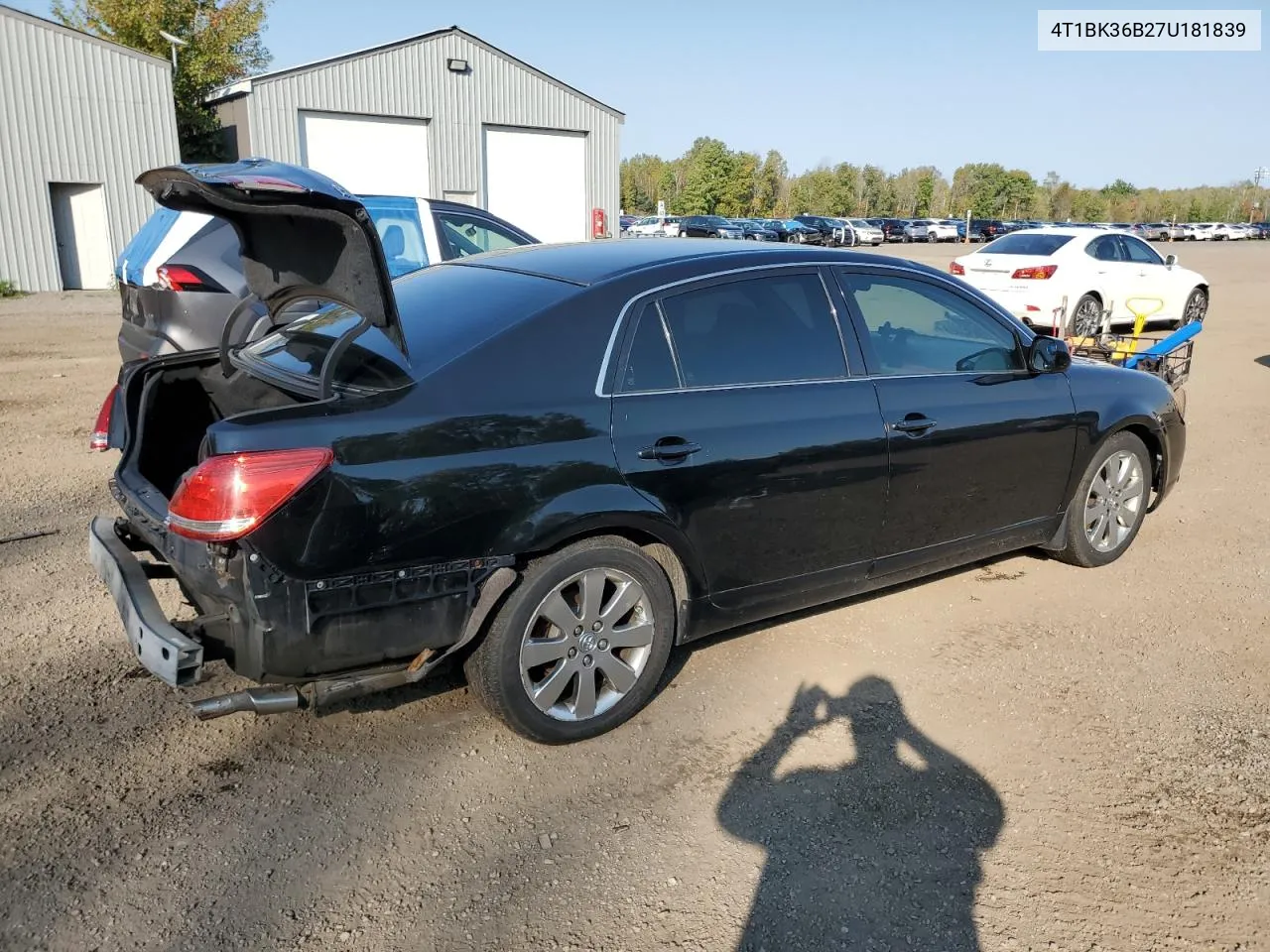 2007 Toyota Avalon Xl VIN: 4T1BK36B27U181839 Lot: 74173694