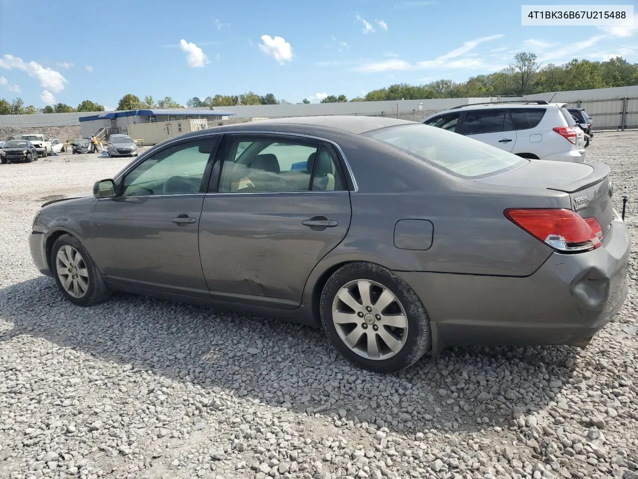 2007 Toyota Avalon Xl VIN: 4T1BK36B67U215488 Lot: 74275284