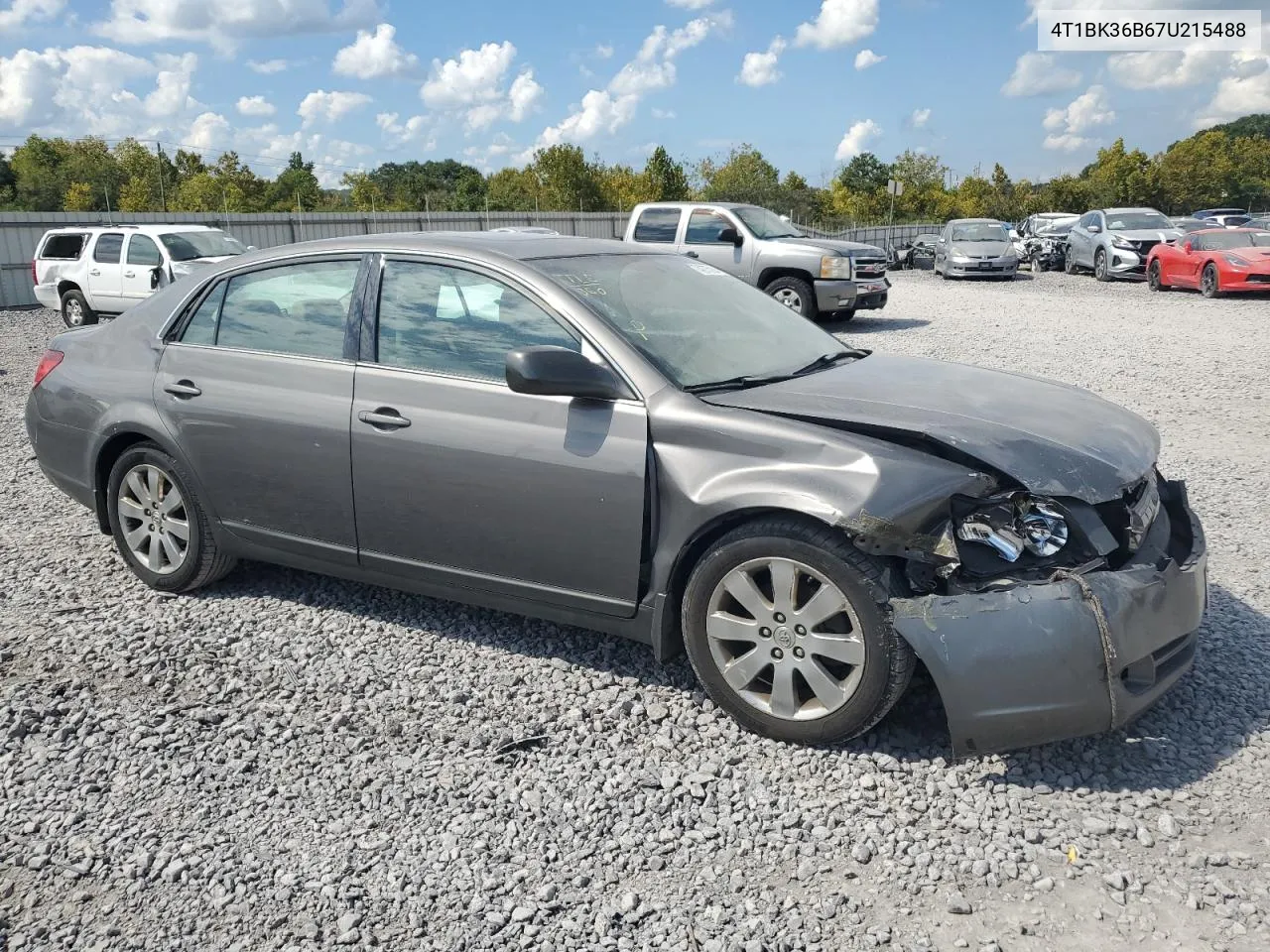 2007 Toyota Avalon Xl VIN: 4T1BK36B67U215488 Lot: 74275284