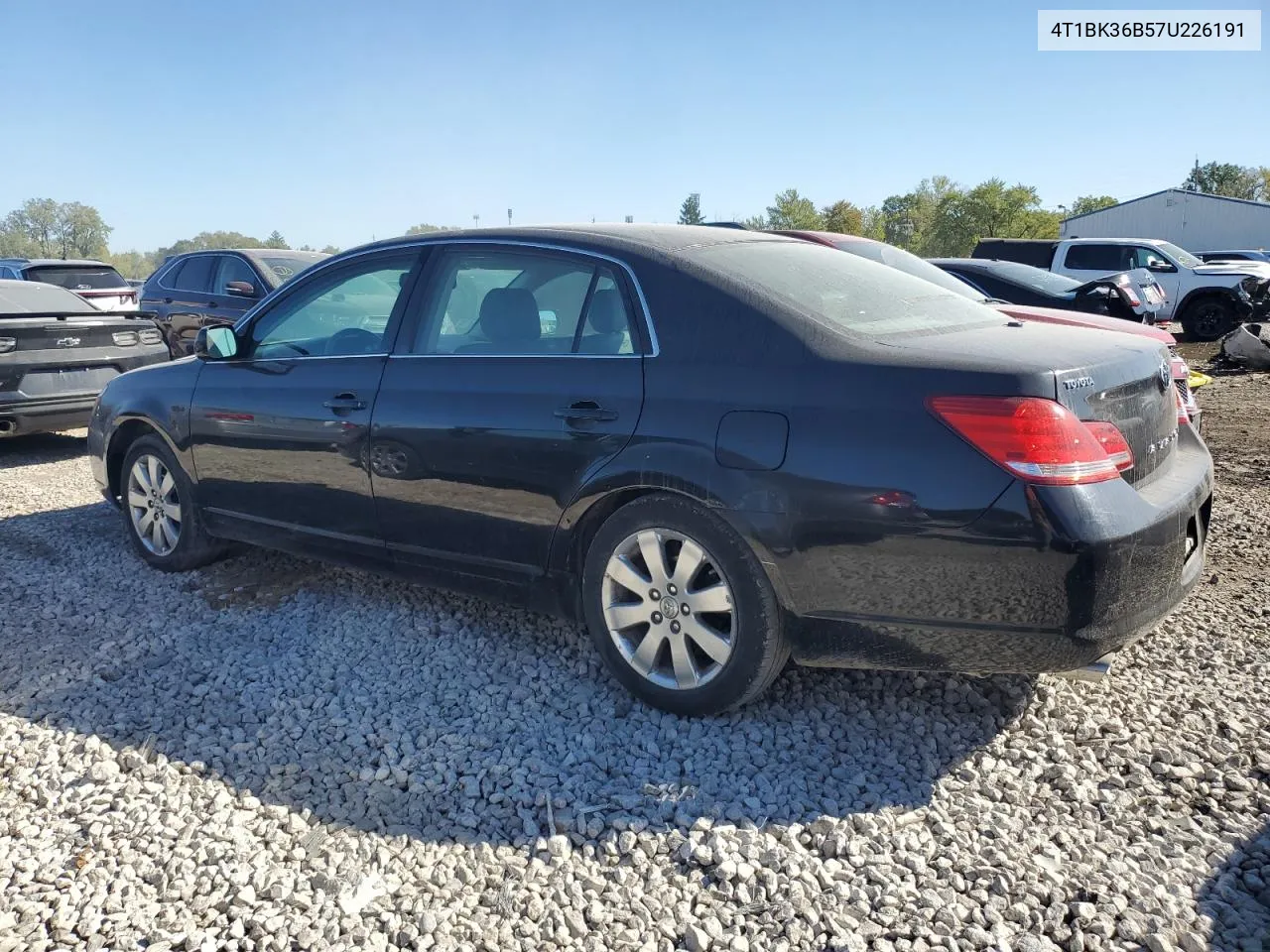 2007 Toyota Avalon Xl VIN: 4T1BK36B57U226191 Lot: 74430974