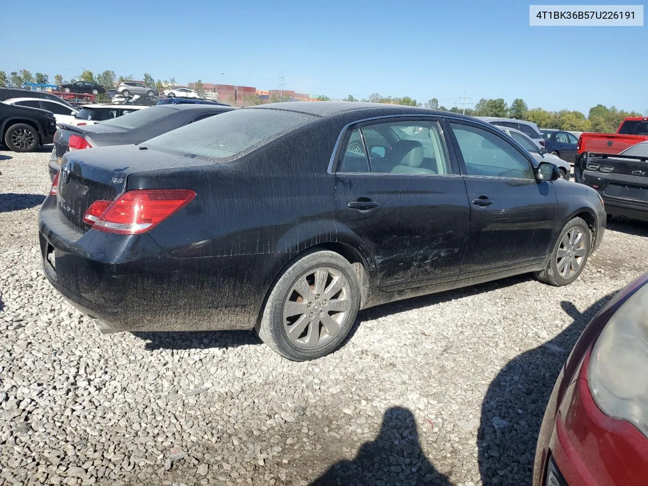 2007 Toyota Avalon Xl VIN: 4T1BK36B57U226191 Lot: 74430974