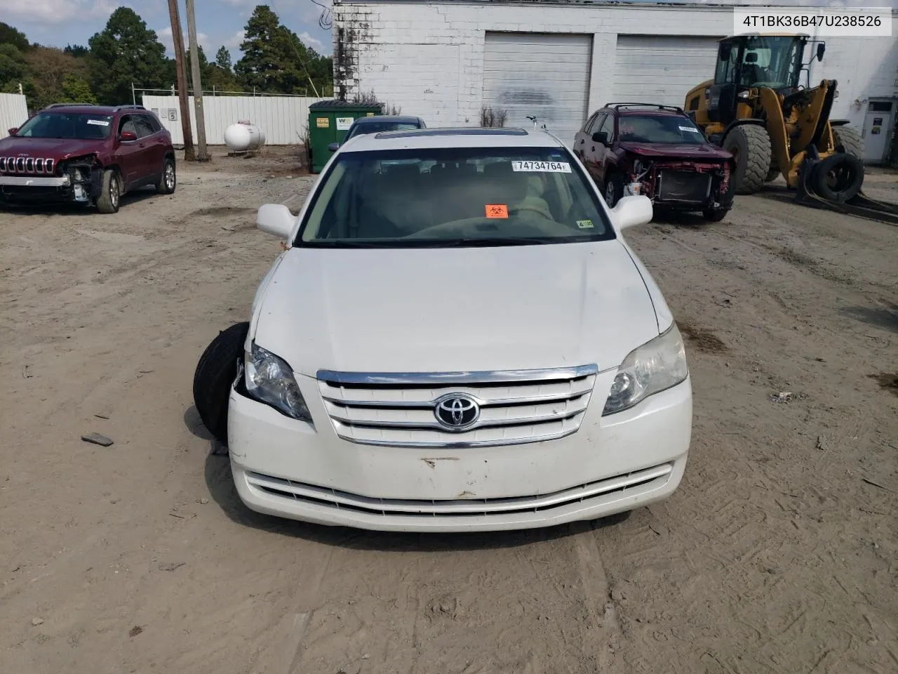 2007 Toyota Avalon Xl VIN: 4T1BK36B47U238526 Lot: 74734764