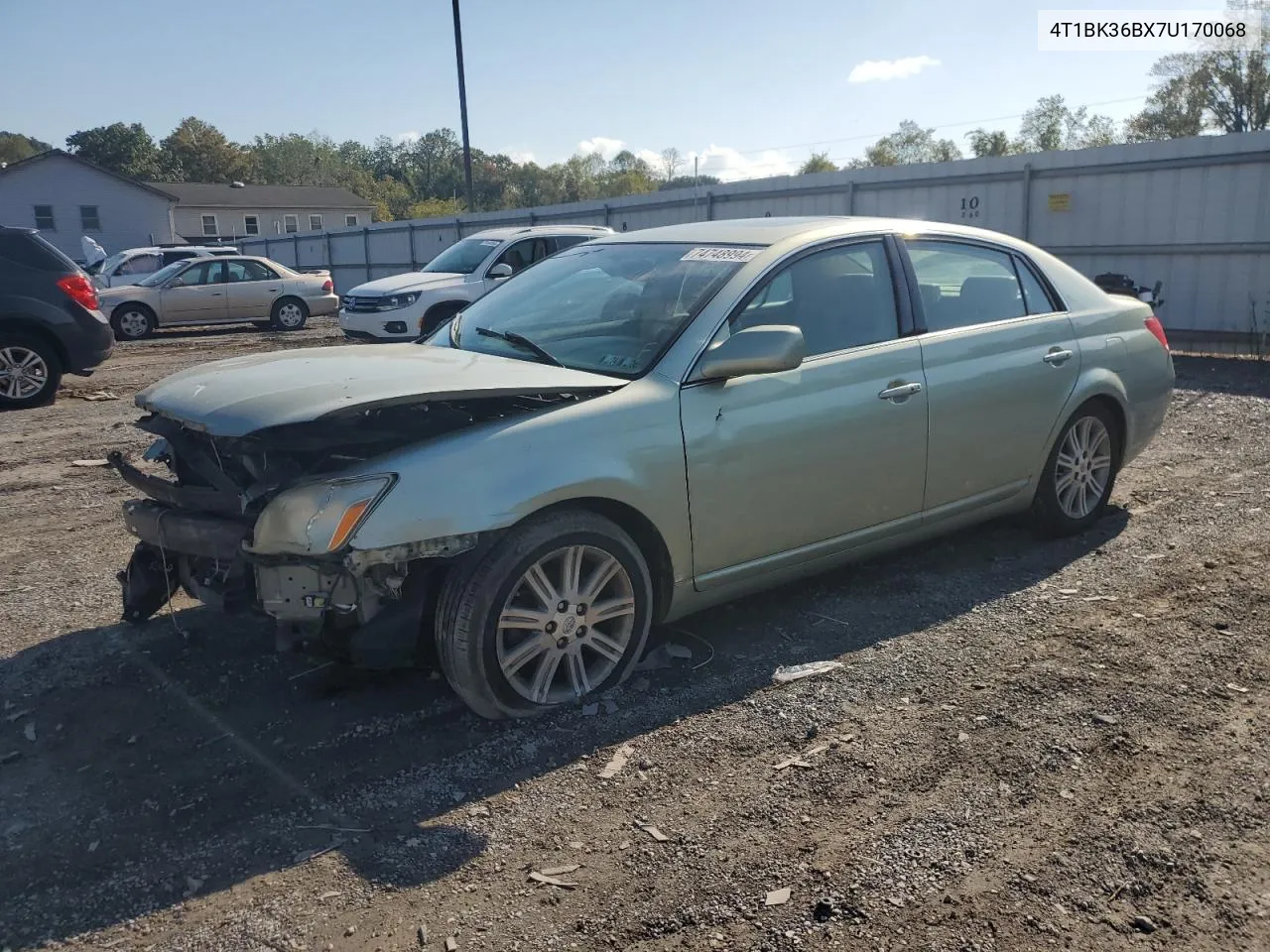 2007 Toyota Avalon Xl VIN: 4T1BK36BX7U170068 Lot: 74748994