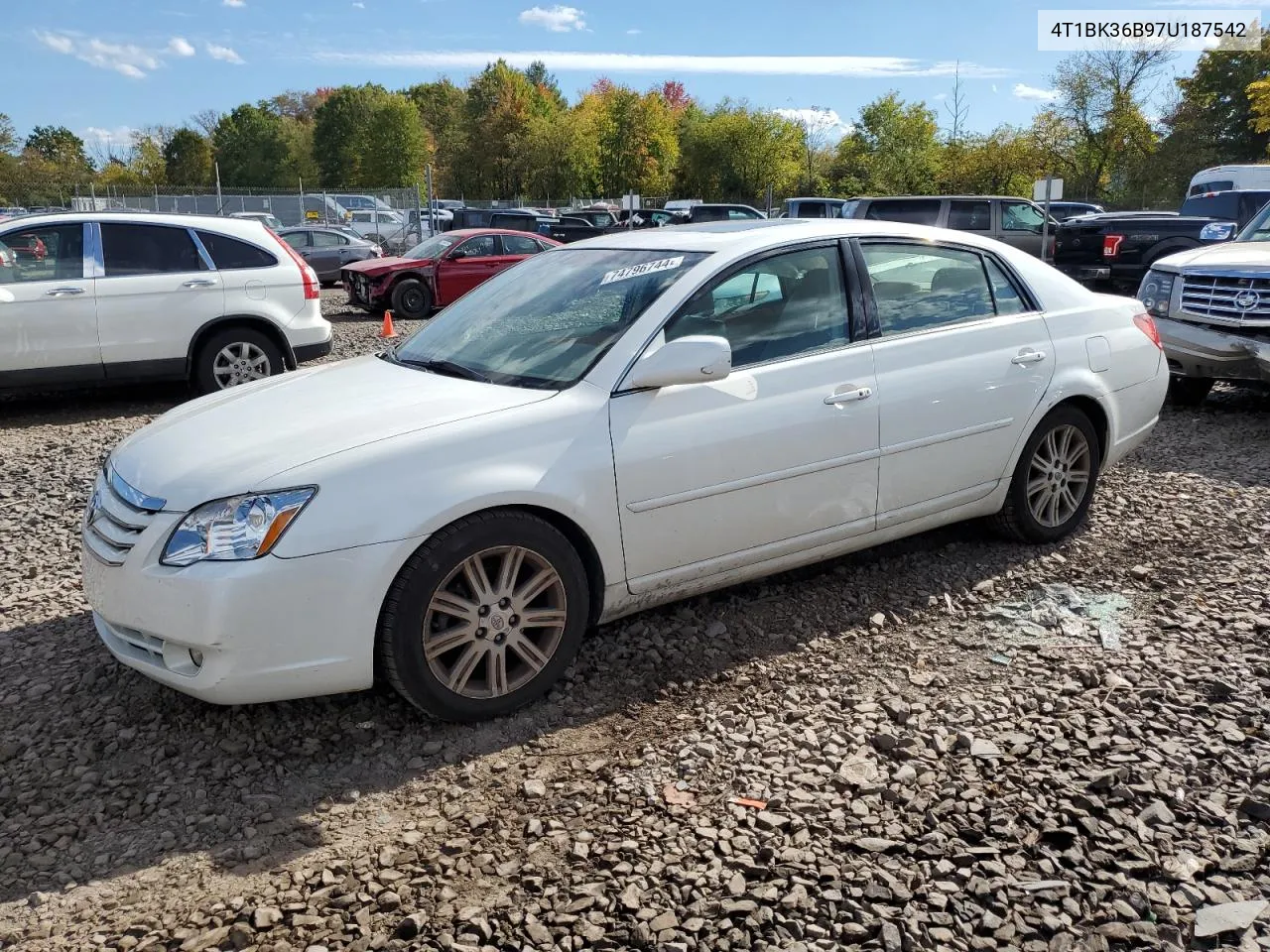 2007 Toyota Avalon Xl VIN: 4T1BK36B97U187542 Lot: 74796744