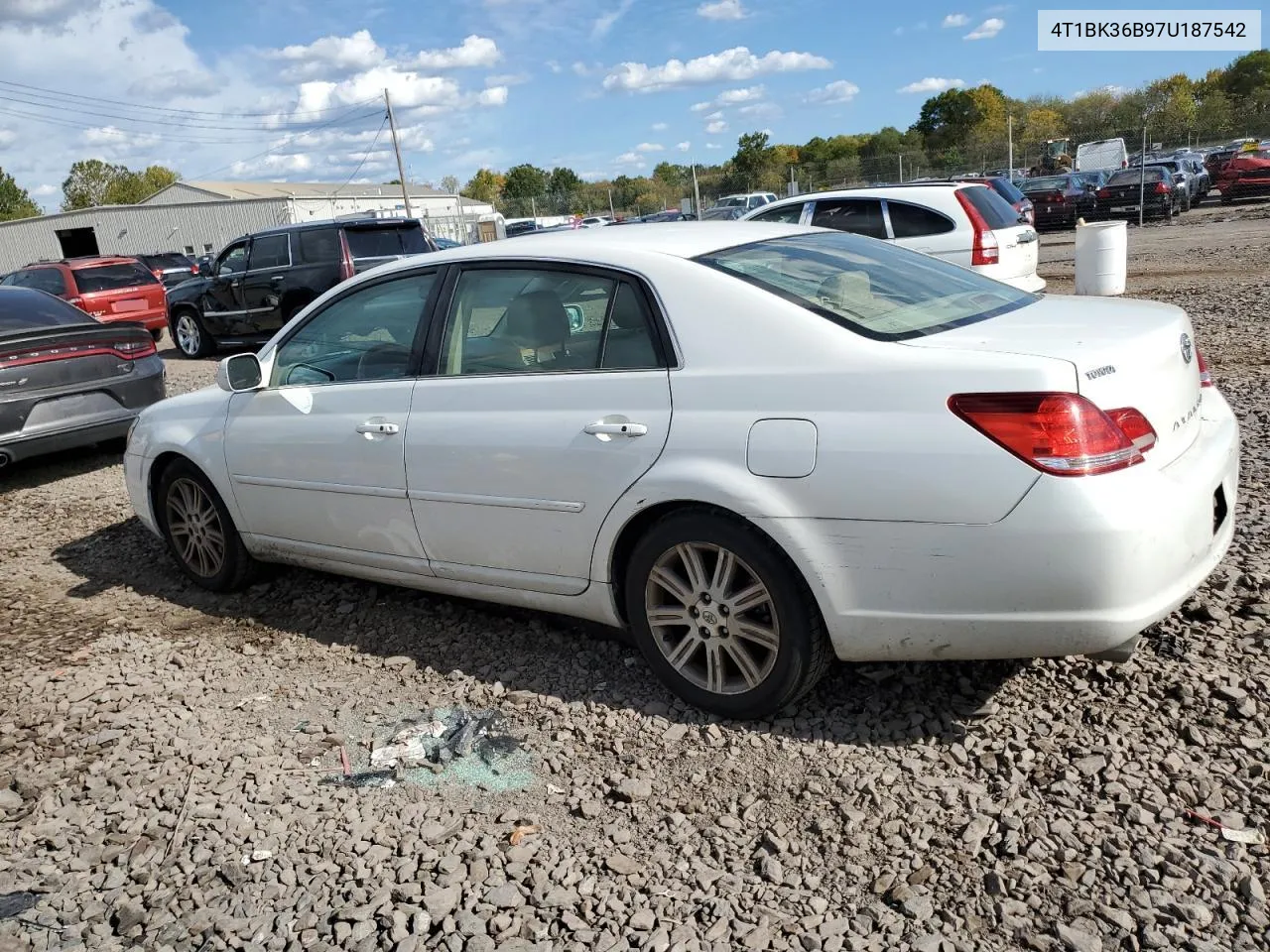 2007 Toyota Avalon Xl VIN: 4T1BK36B97U187542 Lot: 74796744