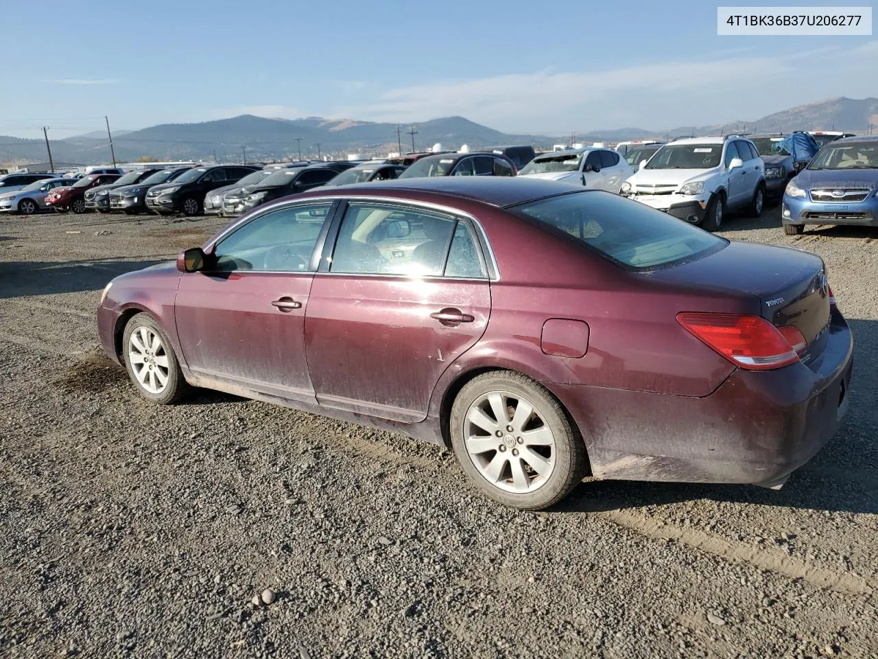 2007 Toyota Avalon Xl VIN: 4T1BK36B37U206277 Lot: 75017624