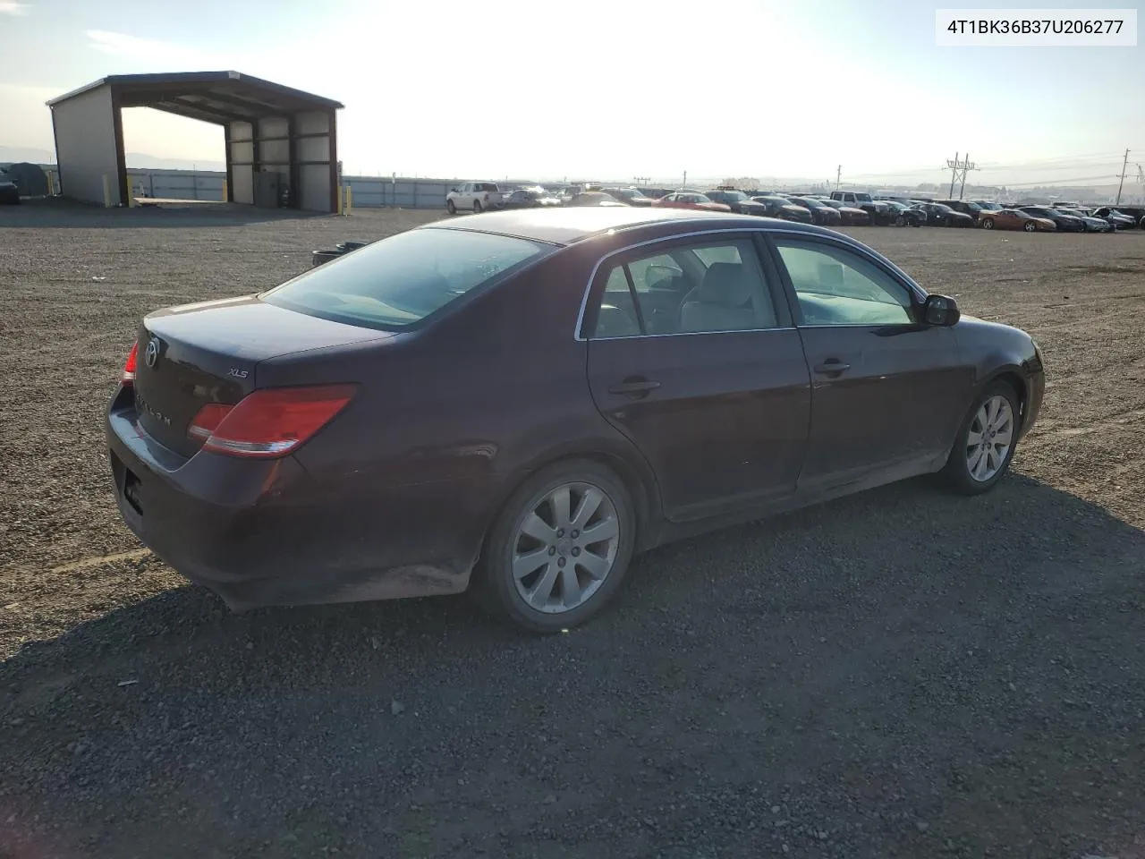 2007 Toyota Avalon Xl VIN: 4T1BK36B37U206277 Lot: 75017624