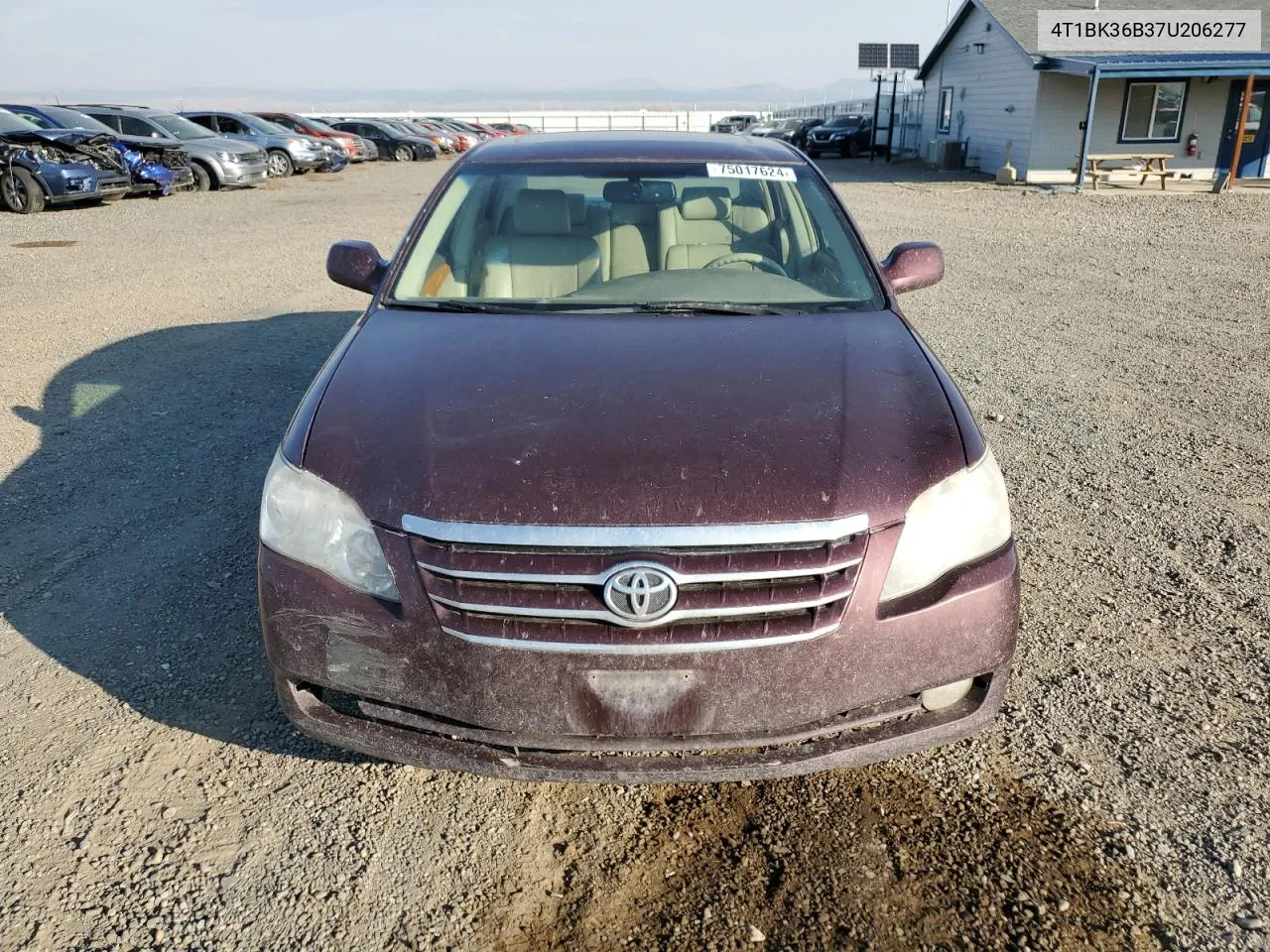 2007 Toyota Avalon Xl VIN: 4T1BK36B37U206277 Lot: 75017624