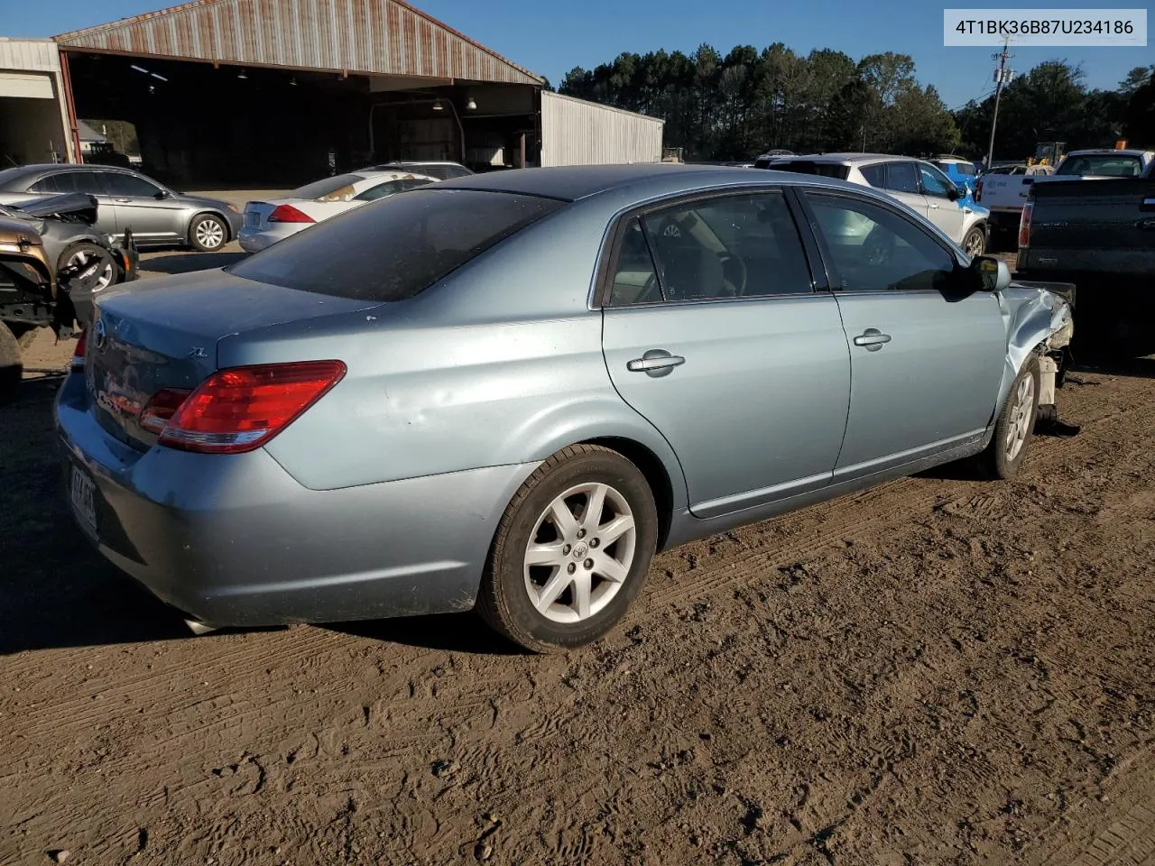 2007 Toyota Avalon Xl VIN: 4T1BK36B87U234186 Lot: 75268194