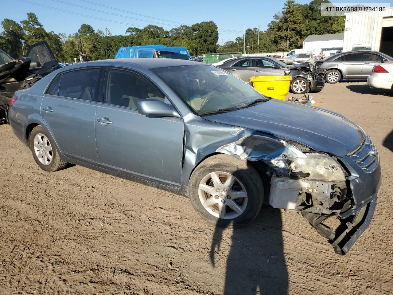 2007 Toyota Avalon Xl VIN: 4T1BK36B87U234186 Lot: 75268194