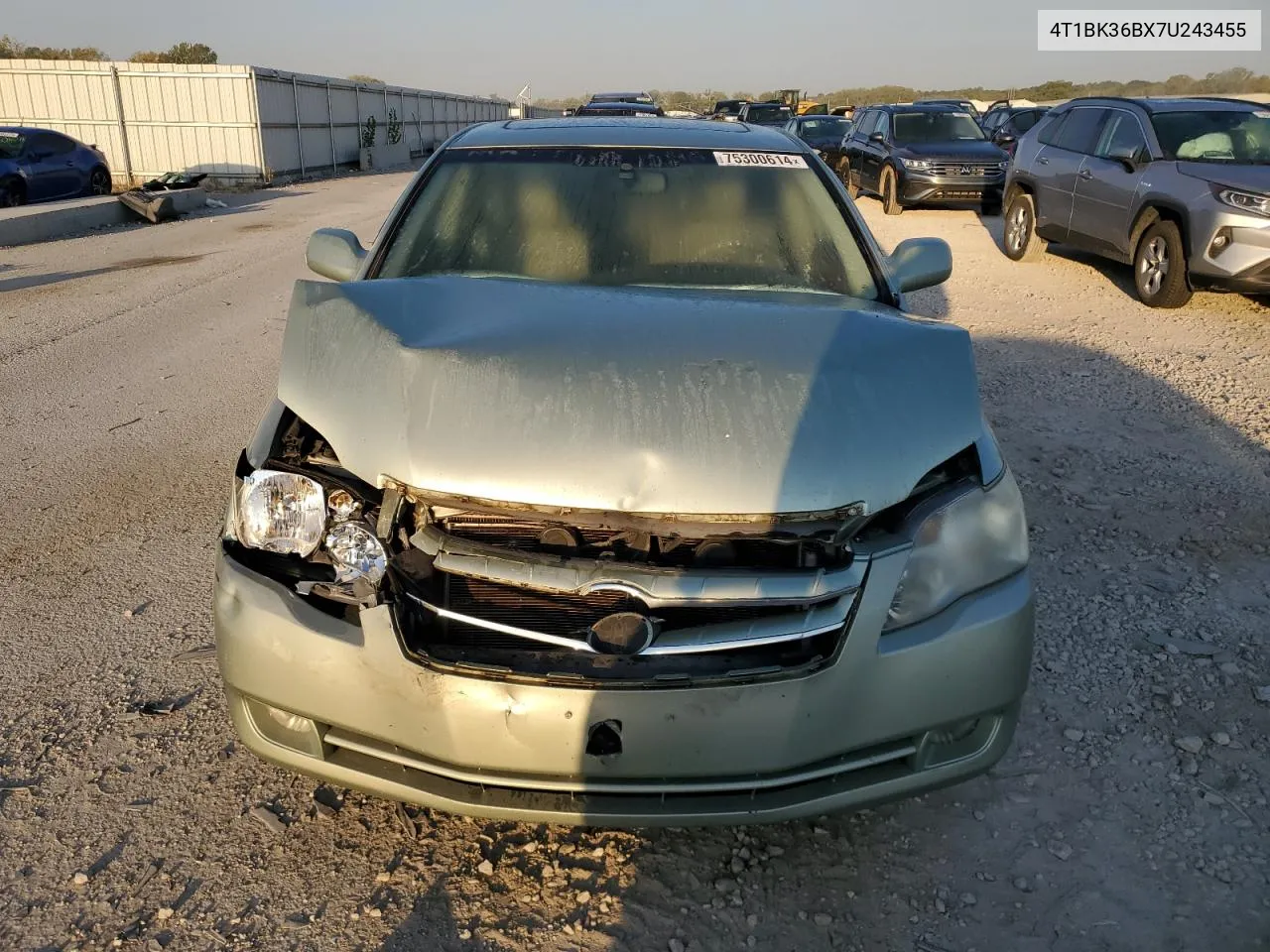 2007 Toyota Avalon Xl VIN: 4T1BK36BX7U243455 Lot: 75300614