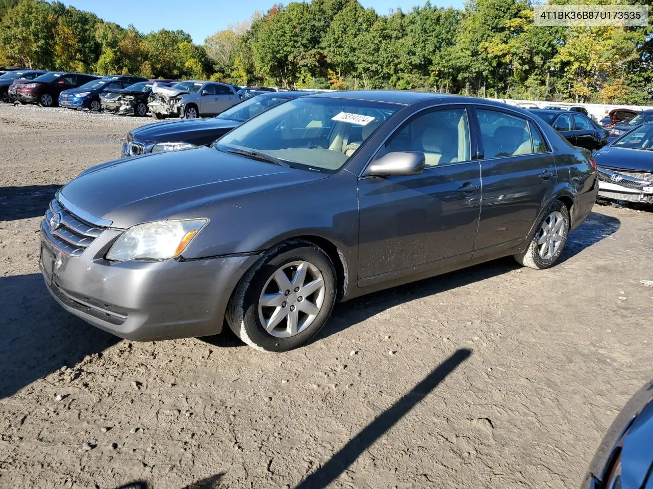 2007 Toyota Avalon Xl VIN: 4T1BK36B87U173535 Lot: 75314124