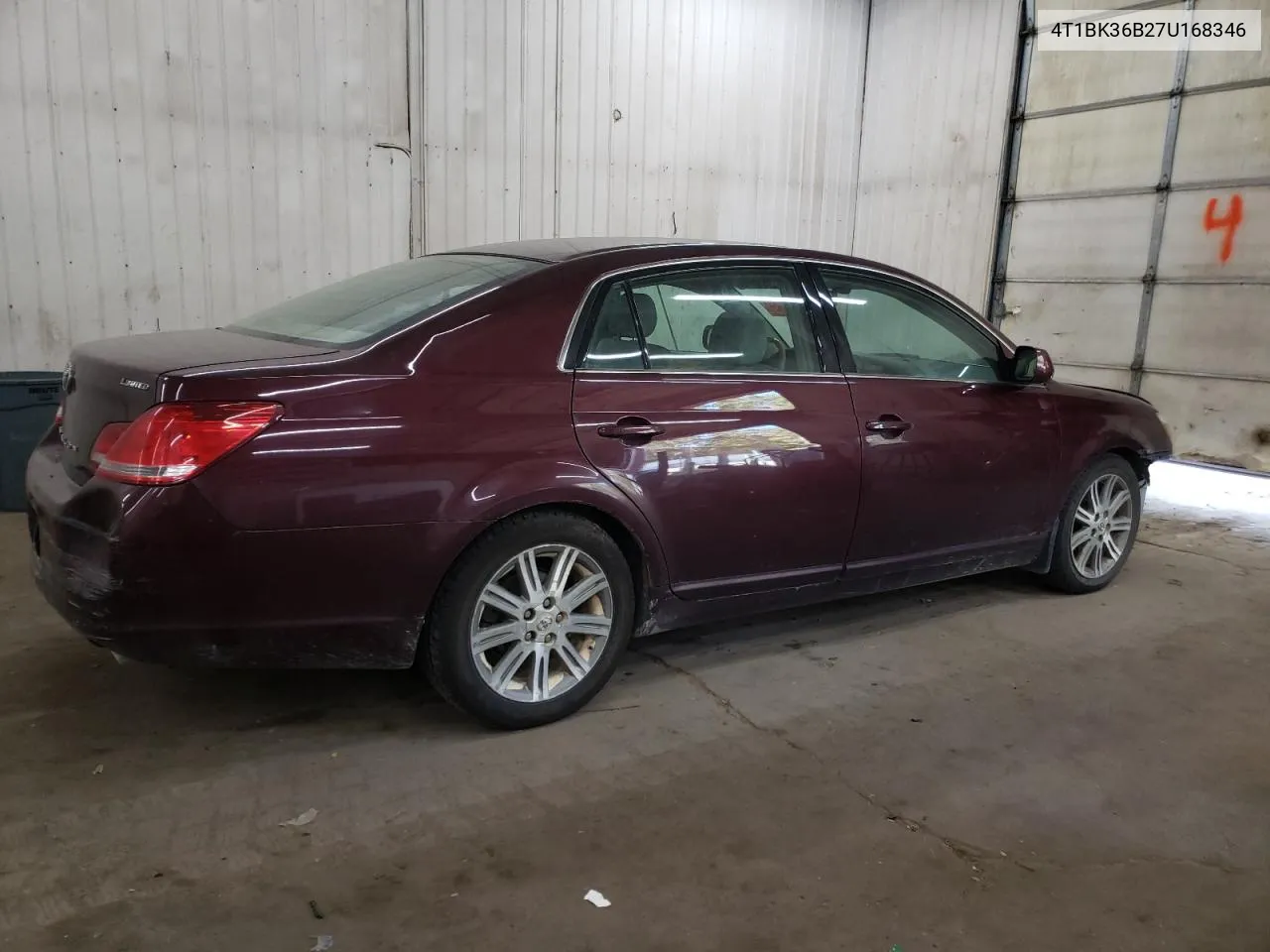 2007 Toyota Avalon Xl VIN: 4T1BK36B27U168346 Lot: 75339404