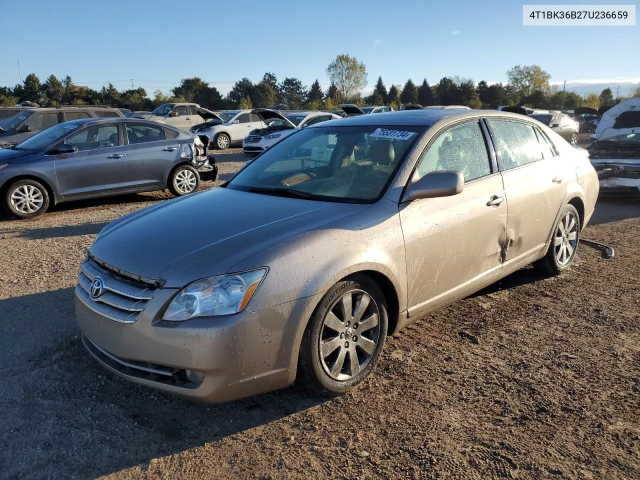 2007 Toyota Avalon Xl VIN: 4T1BK36B27U236659 Lot: 75531734