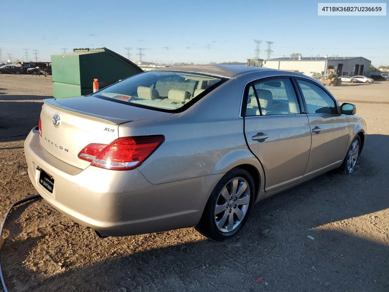 2007 Toyota Avalon Xl VIN: 4T1BK36B27U236659 Lot: 75531734