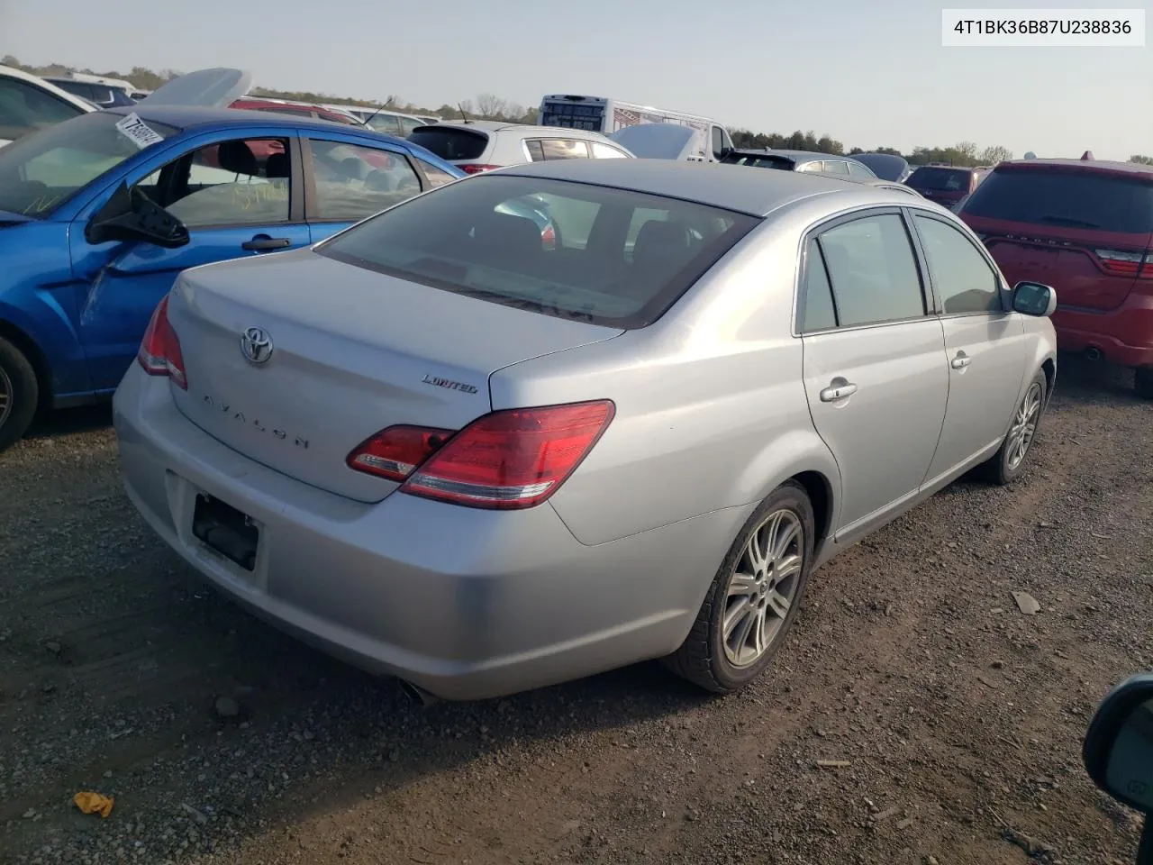 2007 Toyota Avalon Xl VIN: 4T1BK36B87U238836 Lot: 75663854