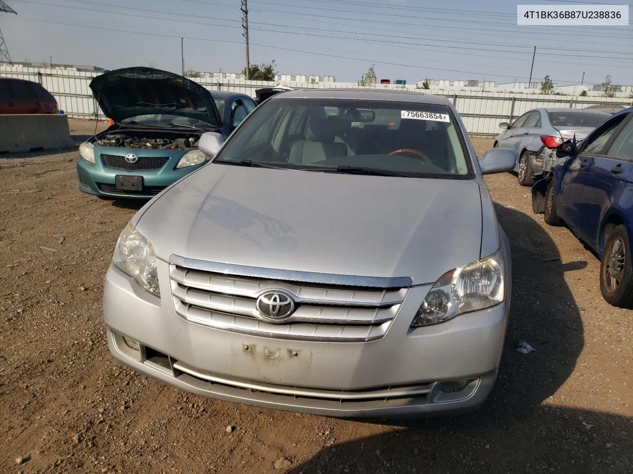 2007 Toyota Avalon Xl VIN: 4T1BK36B87U238836 Lot: 75663854