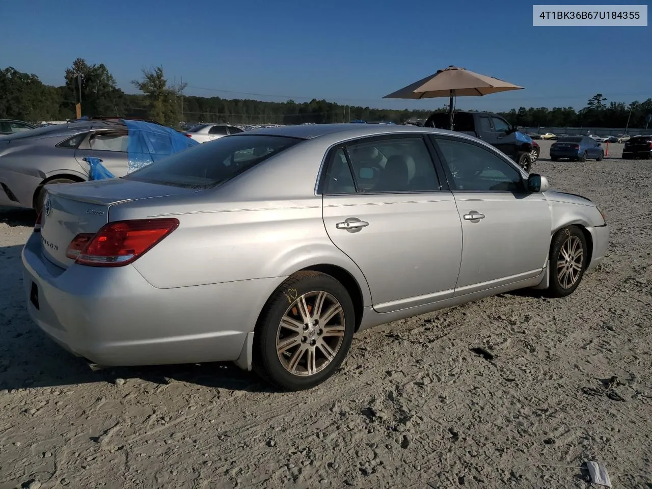 2007 Toyota Avalon Xl VIN: 4T1BK36B67U184355 Lot: 75829204