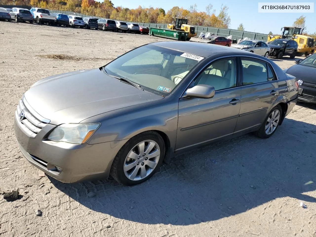 2007 Toyota Avalon Xl VIN: 4T1BK36B47U187903 Lot: 76057204