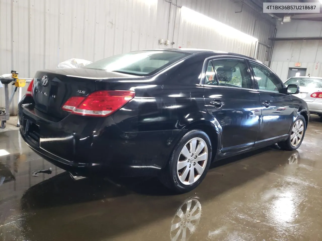 2007 Toyota Avalon Xl VIN: 4T1BK36B57U218687 Lot: 76525324