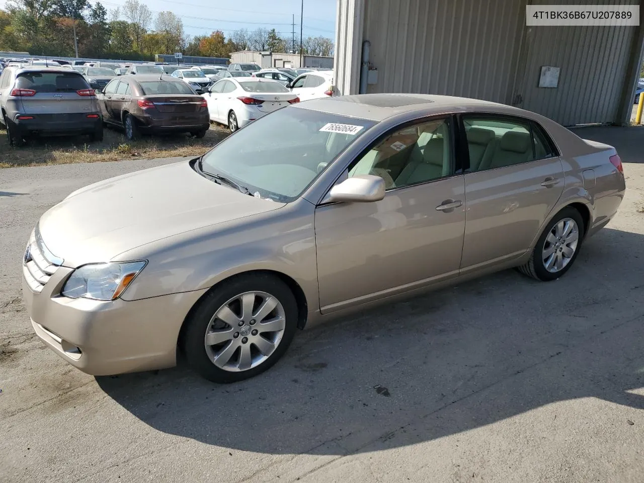 2007 Toyota Avalon Xl VIN: 4T1BK36B67U207889 Lot: 76560684