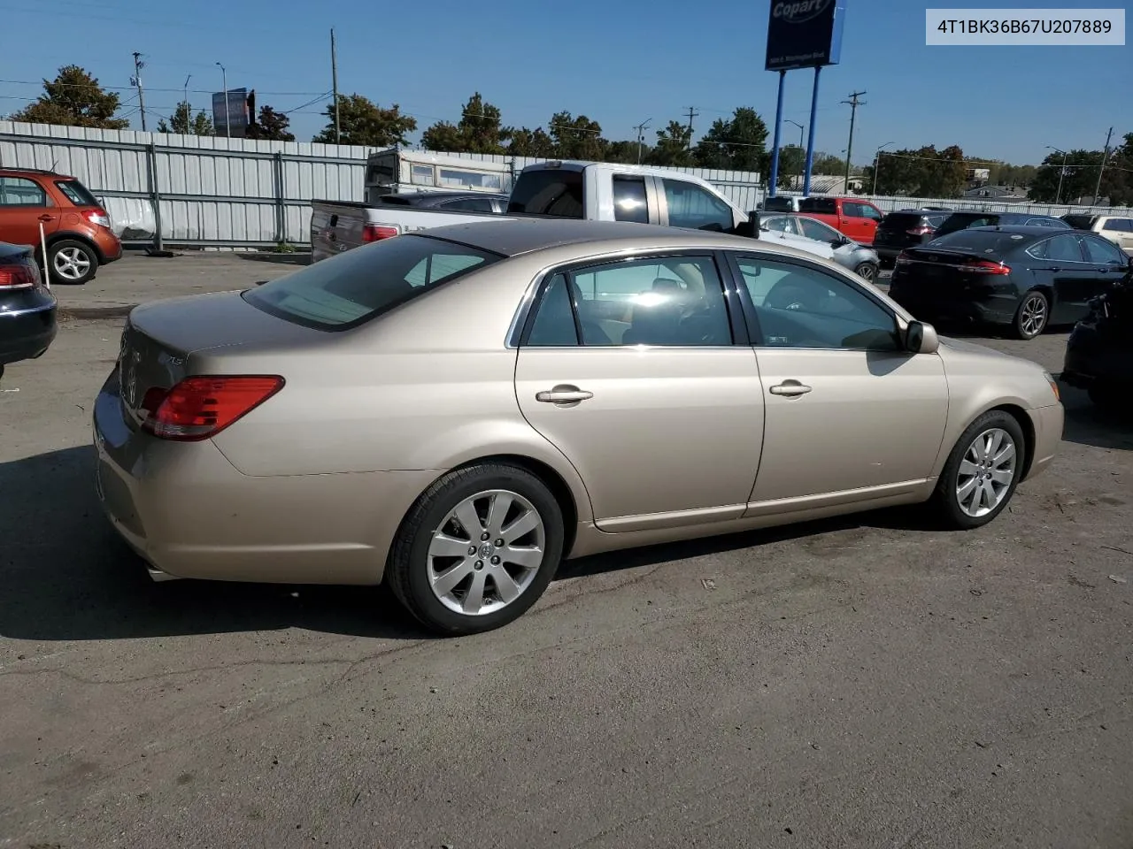 2007 Toyota Avalon Xl VIN: 4T1BK36B67U207889 Lot: 76560684