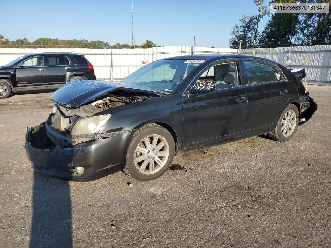 2007 Toyota Avalon Xl VIN: 4T1BK36B37U181347 Lot: 76755194