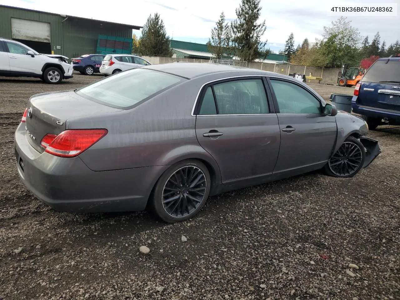 2007 Toyota Avalon Xl VIN: 4T1BK36B67U248362 Lot: 76907674