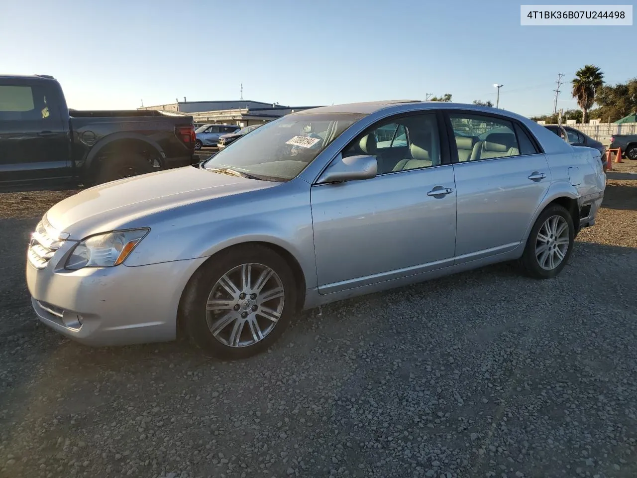 2007 Toyota Avalon Xl VIN: 4T1BK36B07U244498 Lot: 77098194