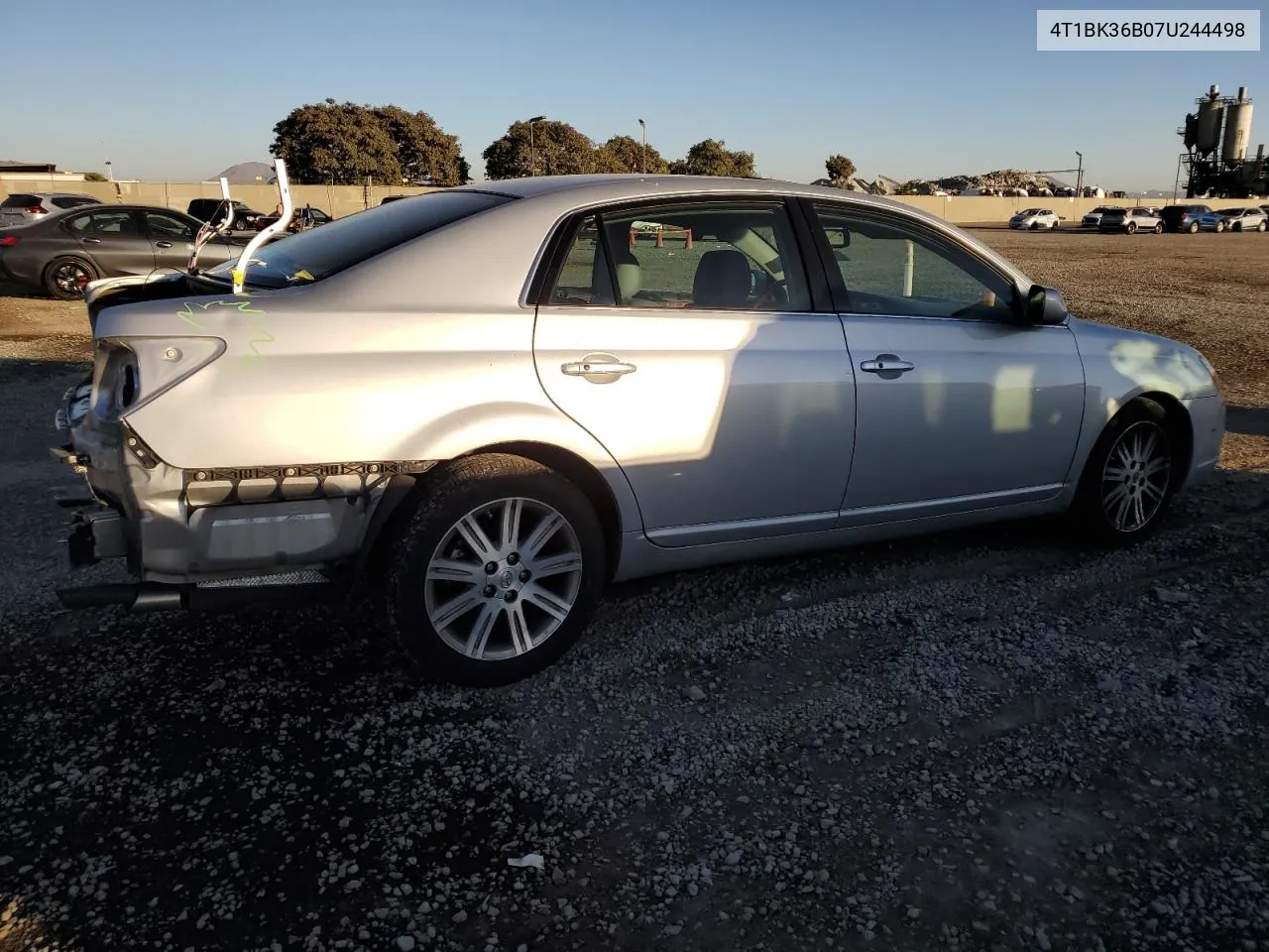 2007 Toyota Avalon Xl VIN: 4T1BK36B07U244498 Lot: 77098194