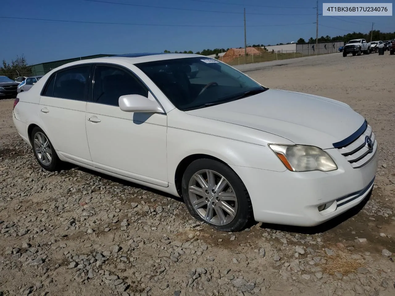 2007 Toyota Avalon Xl VIN: 4T1BK36B17U234076 Lot: 77147404