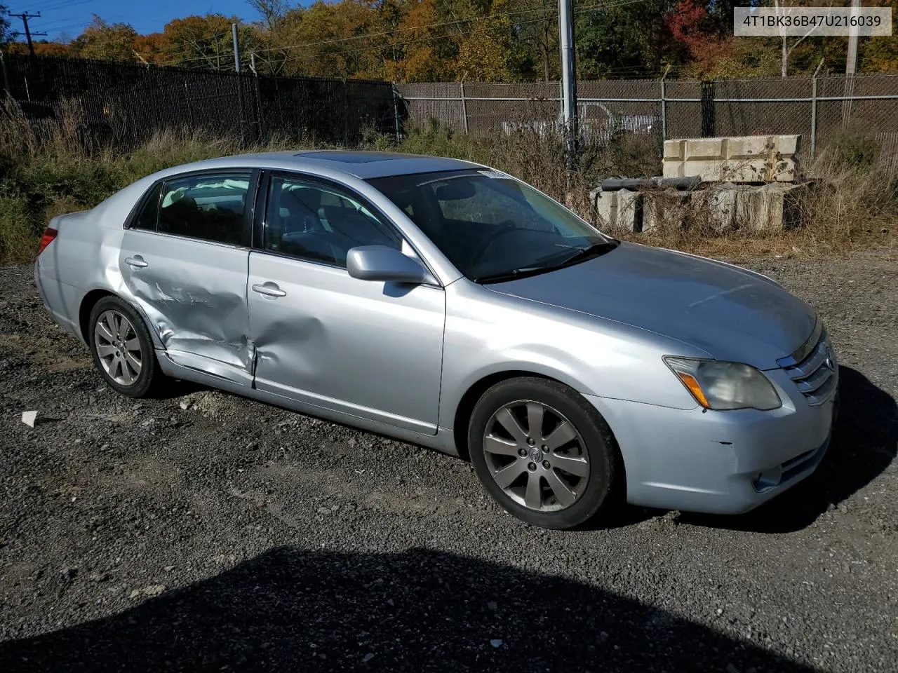 2007 Toyota Avalon Xl VIN: 4T1BK36B47U216039 Lot: 77529334