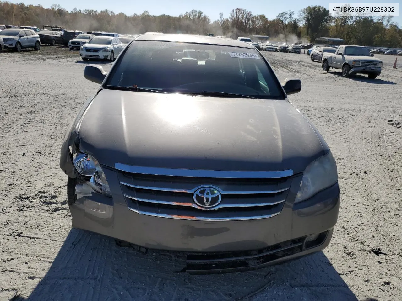 2007 Toyota Avalon Xl VIN: 4T1BK36B97U228302 Lot: 77882694