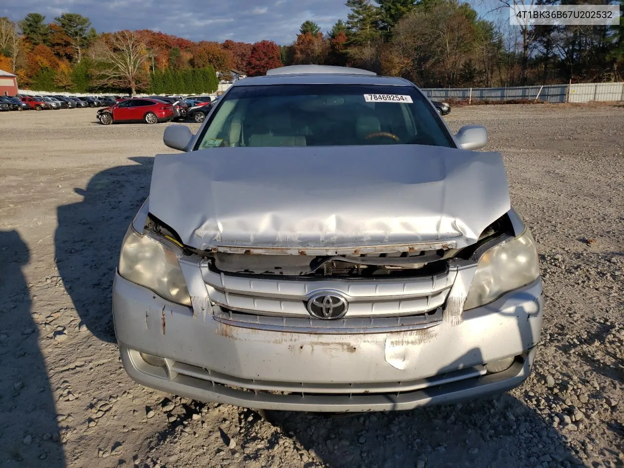 2007 Toyota Avalon Xl VIN: 4T1BK36B67U202532 Lot: 78469254