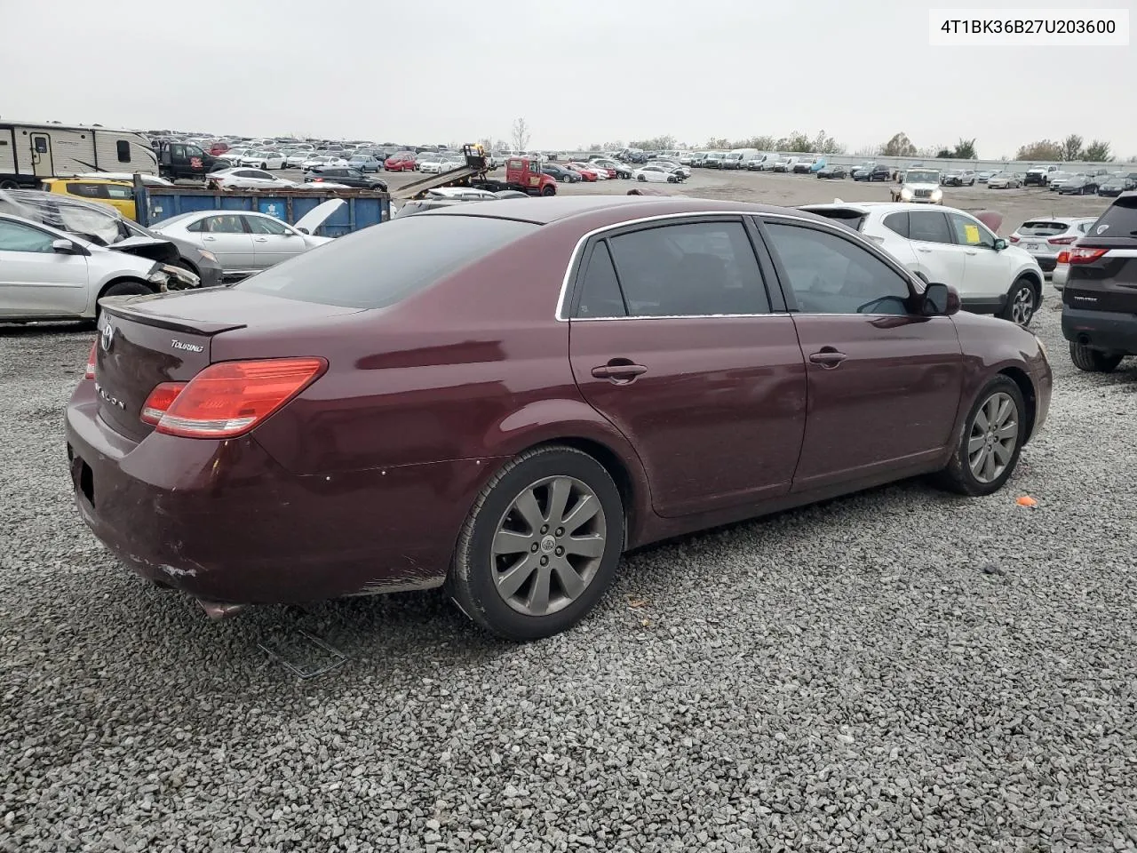 2007 Toyota Avalon Xl VIN: 4T1BK36B27U203600 Lot: 79755144