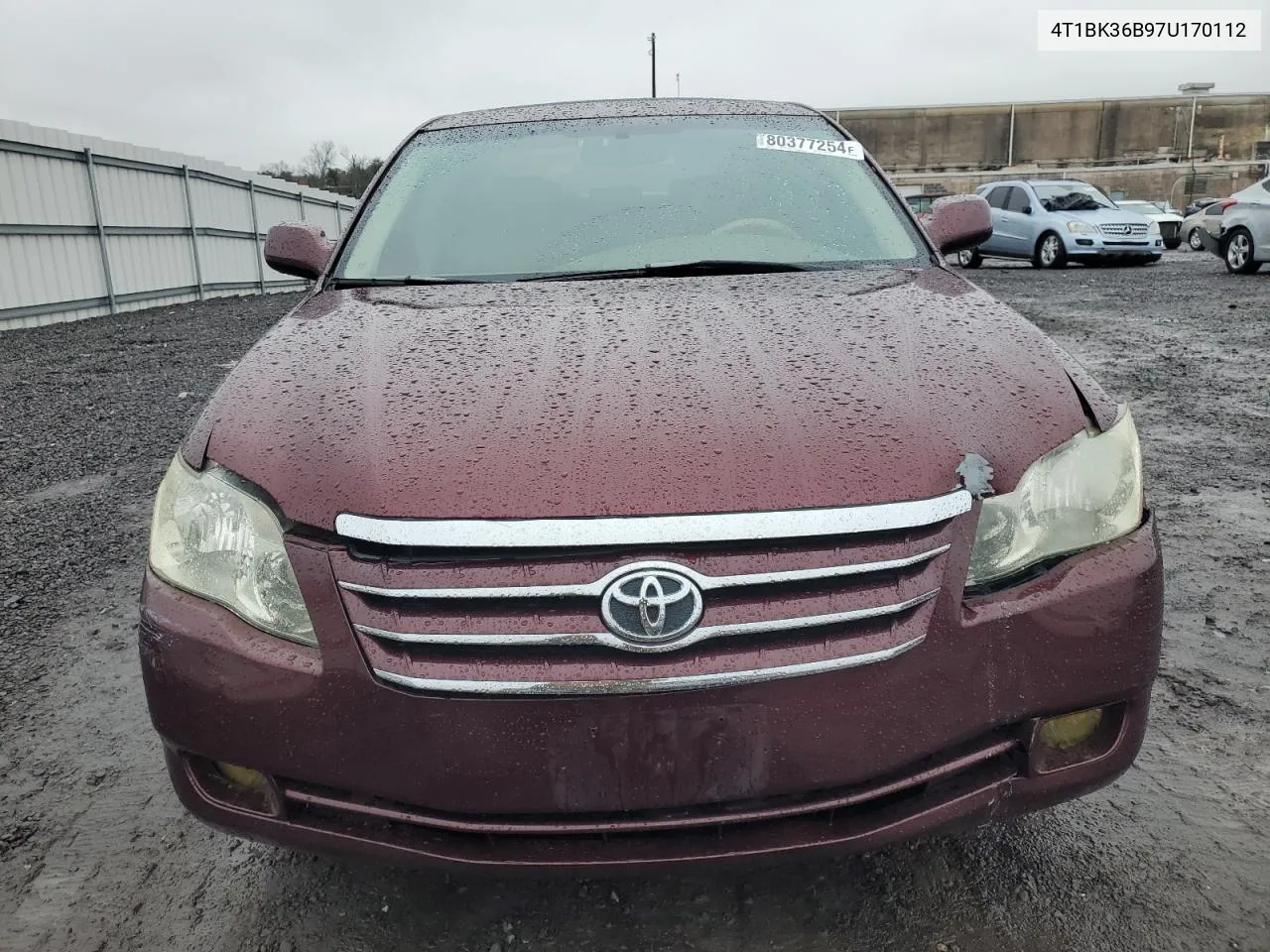 2007 Toyota Avalon Xl VIN: 4T1BK36B97U170112 Lot: 80377254