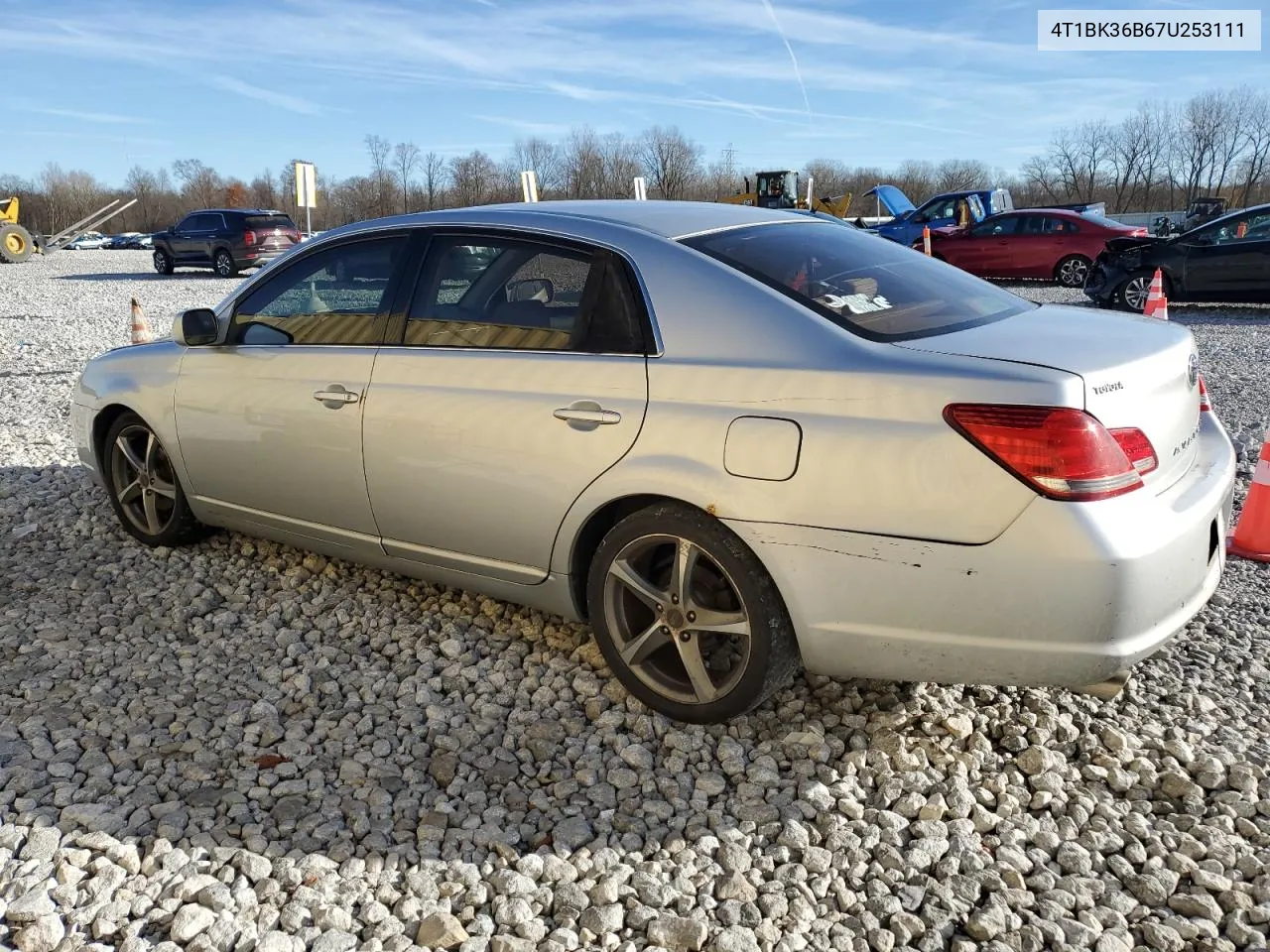 2007 Toyota Avalon Xl VIN: 4T1BK36B67U253111 Lot: 80455494