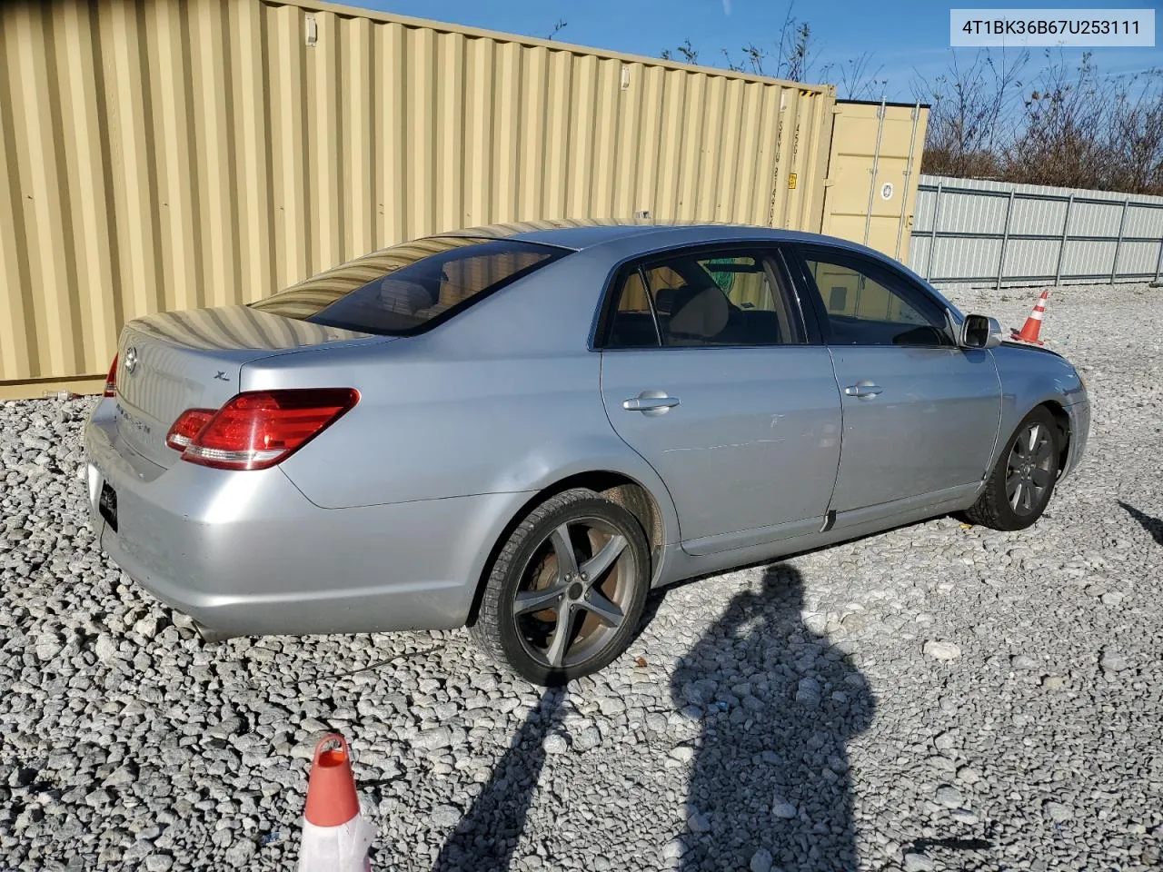 2007 Toyota Avalon Xl VIN: 4T1BK36B67U253111 Lot: 80455494