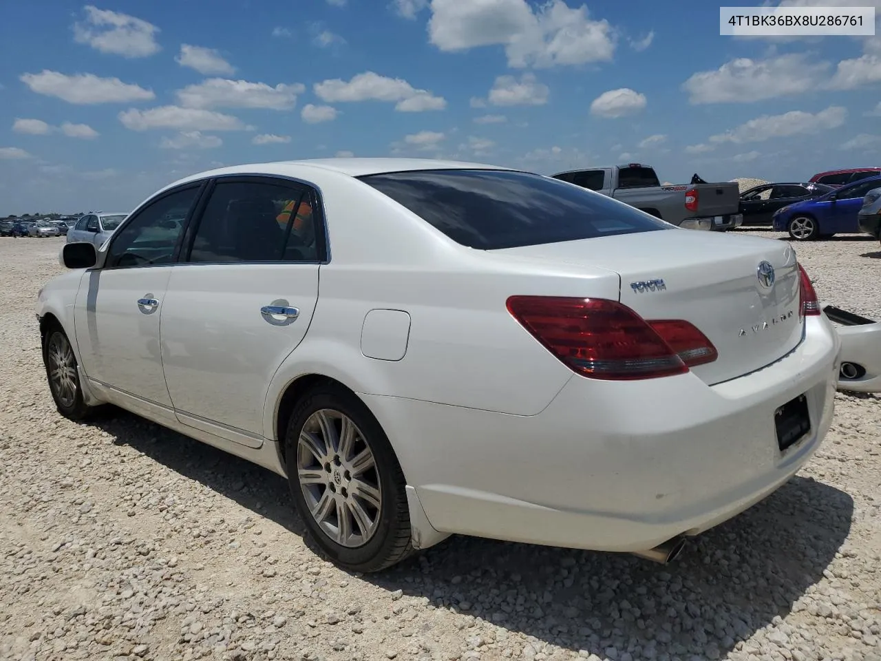 2008 Toyota Avalon Xl VIN: 4T1BK36BX8U286761 Lot: 56021104