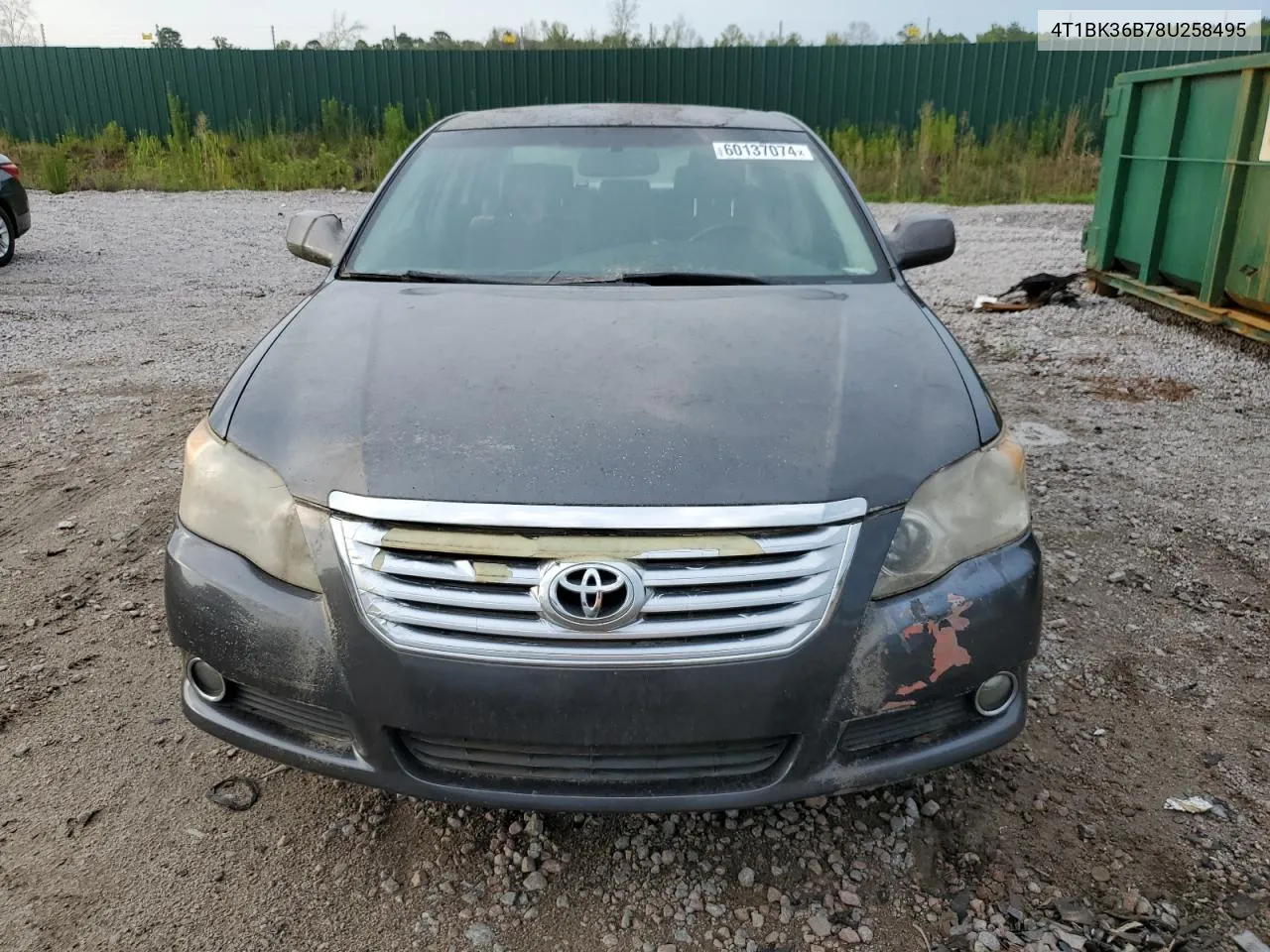 2008 Toyota Avalon Xl VIN: 4T1BK36B78U258495 Lot: 60137074