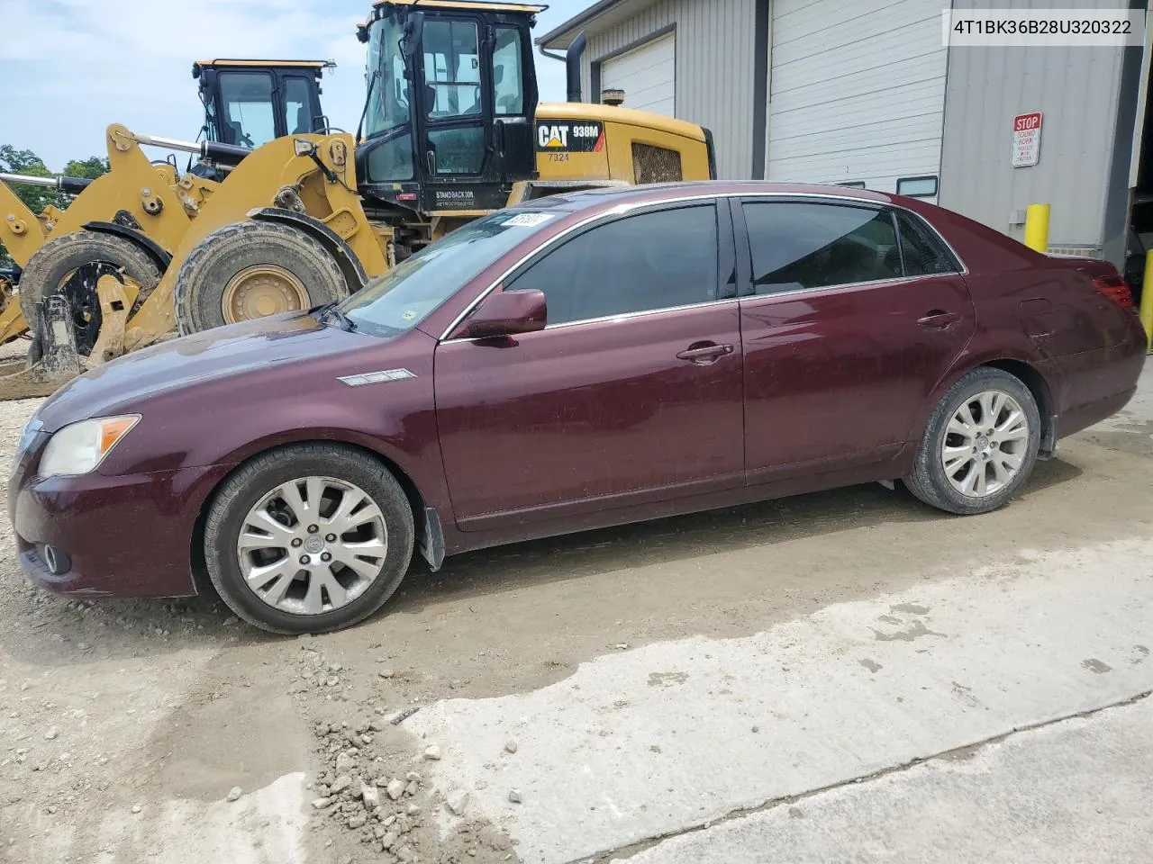 2008 Toyota Avalon Xl VIN: 4T1BK36B28U320322 Lot: 62618004