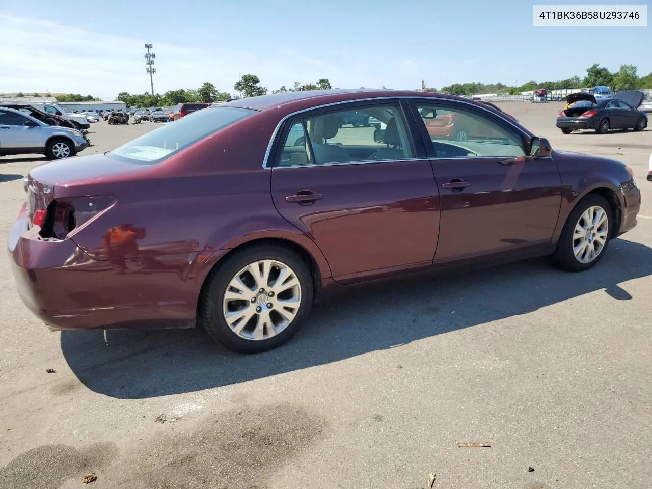 2008 Toyota Avalon Xl VIN: 4T1BK36B58U293746 Lot: 63250784