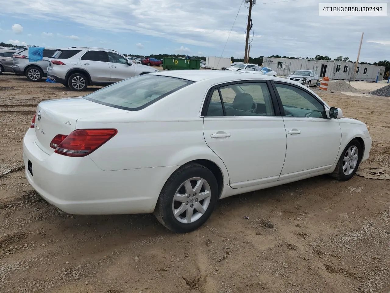 2008 Toyota Avalon Xl VIN: 4T1BK36B58U302493 Lot: 63891974