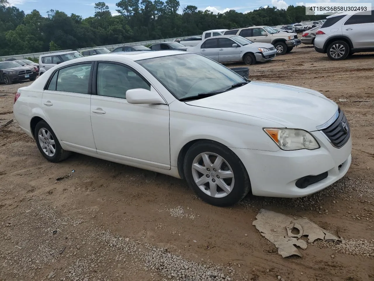 2008 Toyota Avalon Xl VIN: 4T1BK36B58U302493 Lot: 63891974