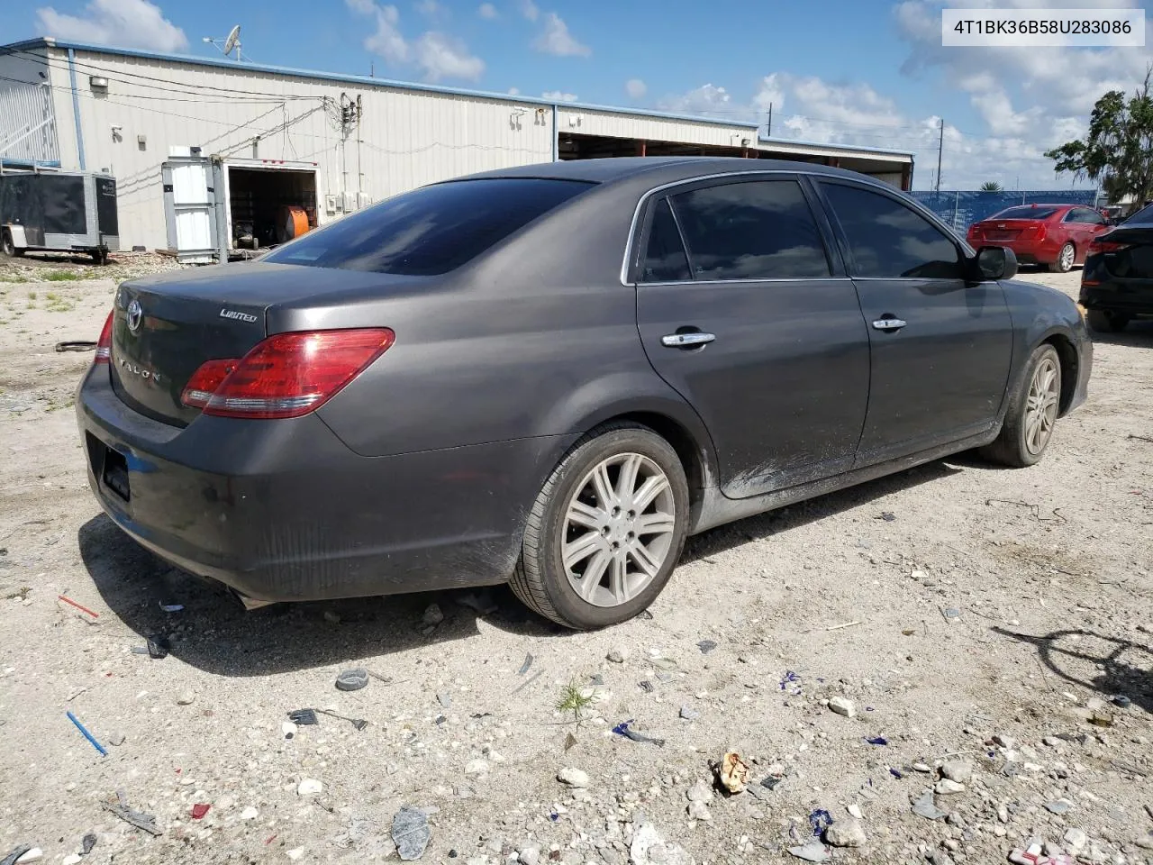 2008 Toyota Avalon Xl VIN: 4T1BK36B58U283086 Lot: 65536144