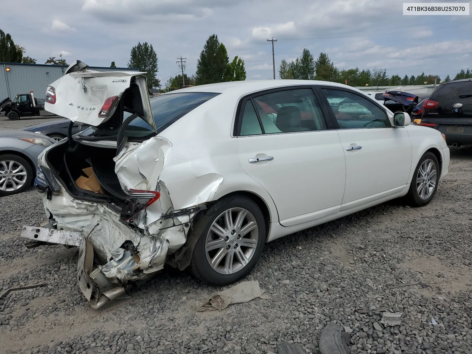 2008 Toyota Avalon Xl VIN: 4T1BK36B38U257070 Lot: 67370214