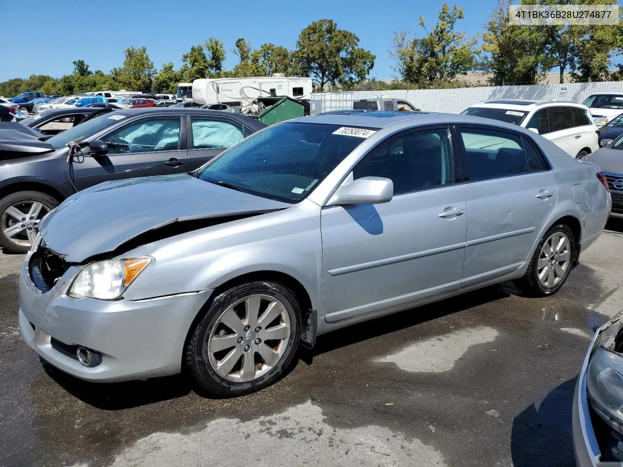 2008 Toyota Avalon Xl VIN: 4T1BK36B28U274877 Lot: 70293074