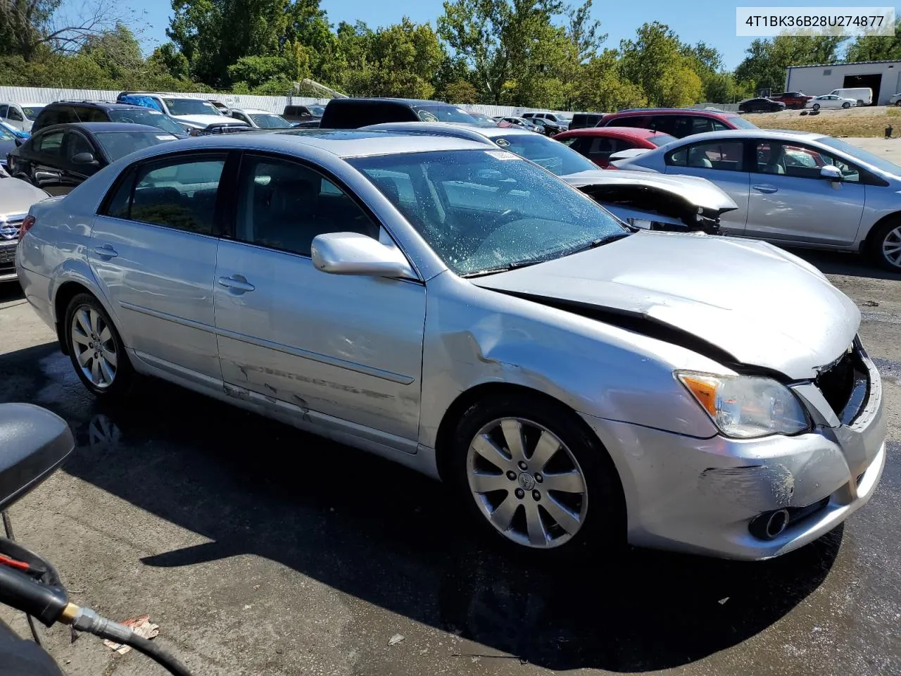 2008 Toyota Avalon Xl VIN: 4T1BK36B28U274877 Lot: 70293074